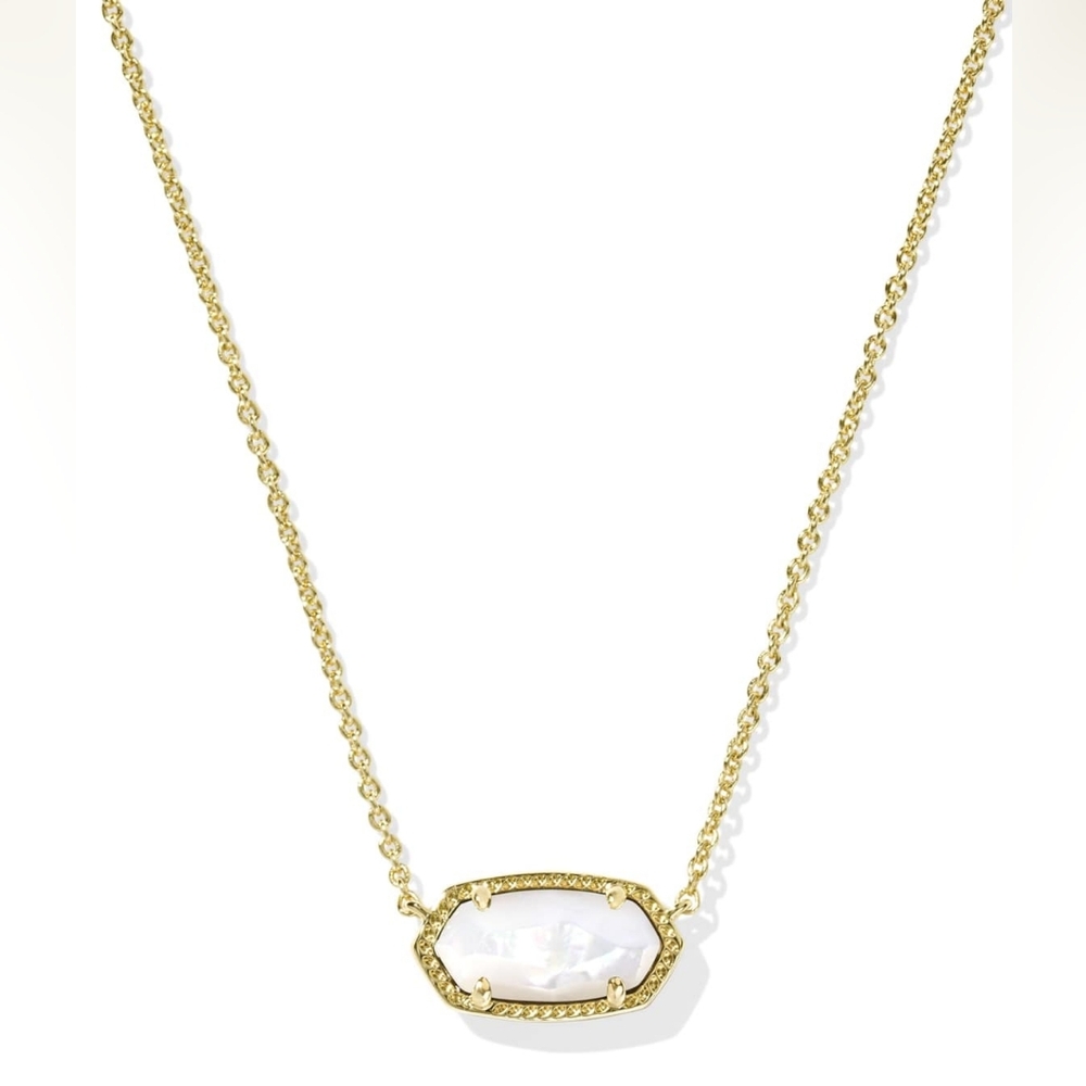 Kendra Scott Necklace Elisa Gold Pendant Necklace